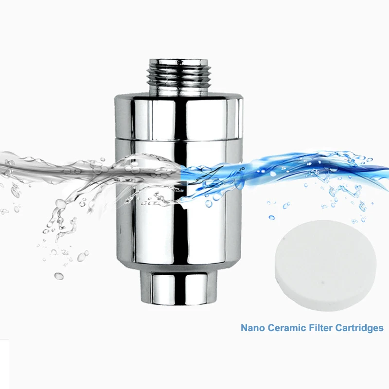 Hot Sale Household Bathroom Easy Install Negative Ion Shower Filter Cartridge