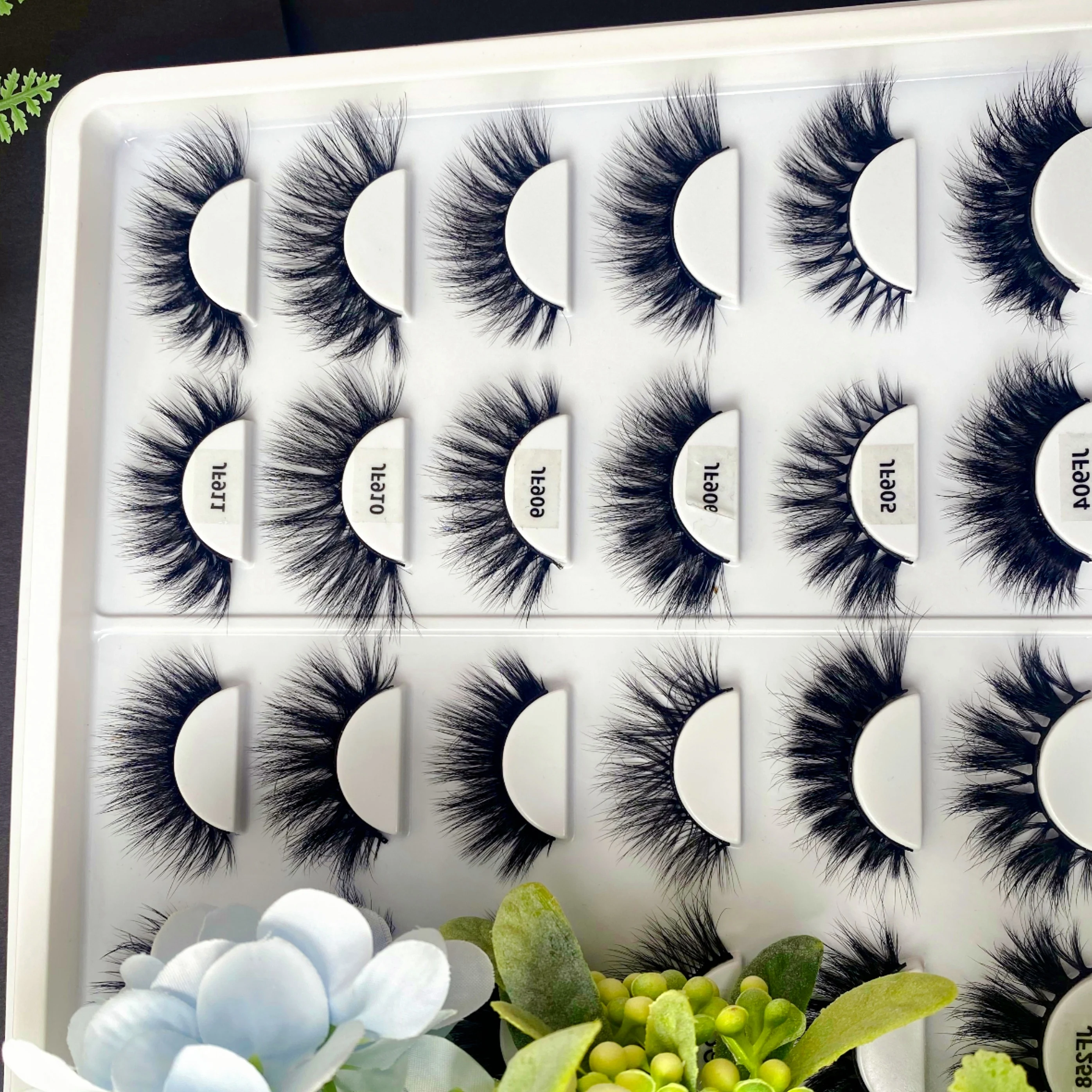 14/15/16MM false lashes free cruel vegetarian eyelashes supplier customized private brand eye lash wholesale