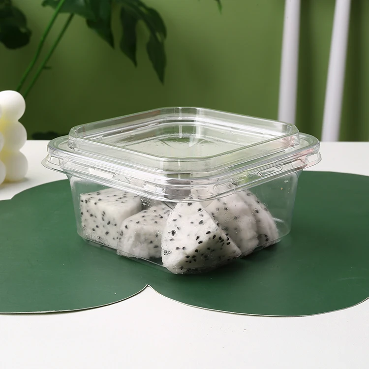 Лидер продаж одноразовая прозрачная коробка для сушеных фруктов пластиковая упаковка домашних животных контейнеры 12 унций