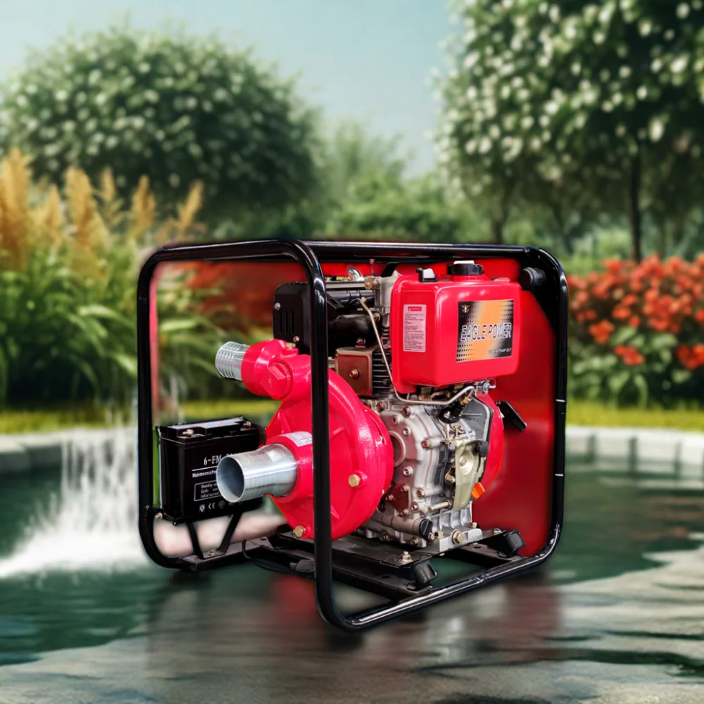 80mm 3 Inch Cast Iron High Pressure Diesel Water Pump 15HP Marine Fire Fighting Mining Industries OEM Customizable Drinking