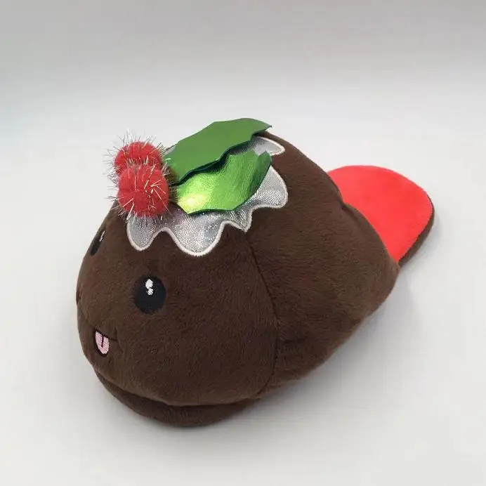 New arrival fancy winter warm ladies christmas Santa room slippers made in china