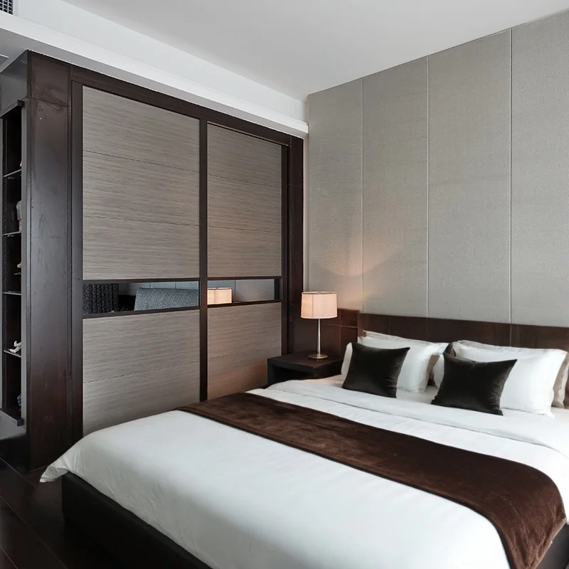 Factory hot selling home hotel bedroom PVC wardrobes cupboard modern sliding door wardrobes