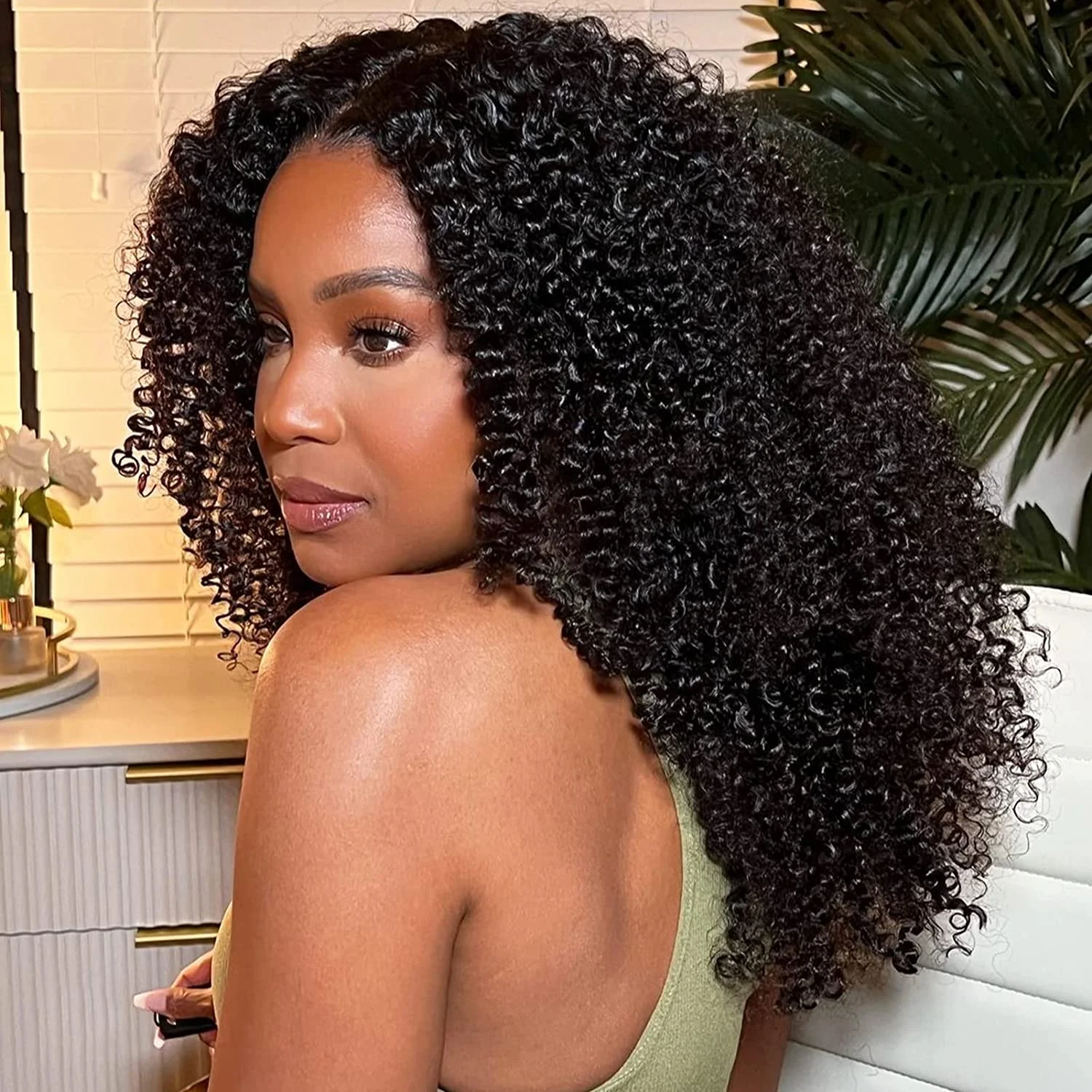 Yiwigs Wholesale Cuticle Aligned Unprocessed Bulk Virgin Indian Human Hair Extensions Vendors Kinky Curly Bundles