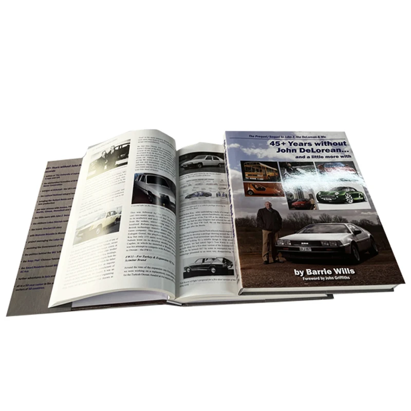 Manufacturer custom new design book printing hardcover sewing binding hardcover book printer