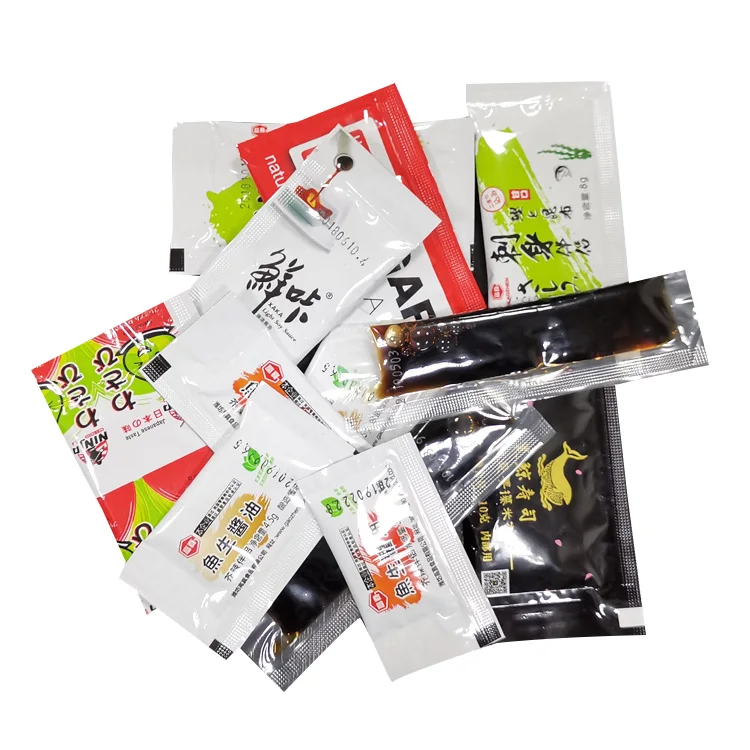 Custom packaging chinese BRC superior halal soy sauce for salmon sushi in sachet