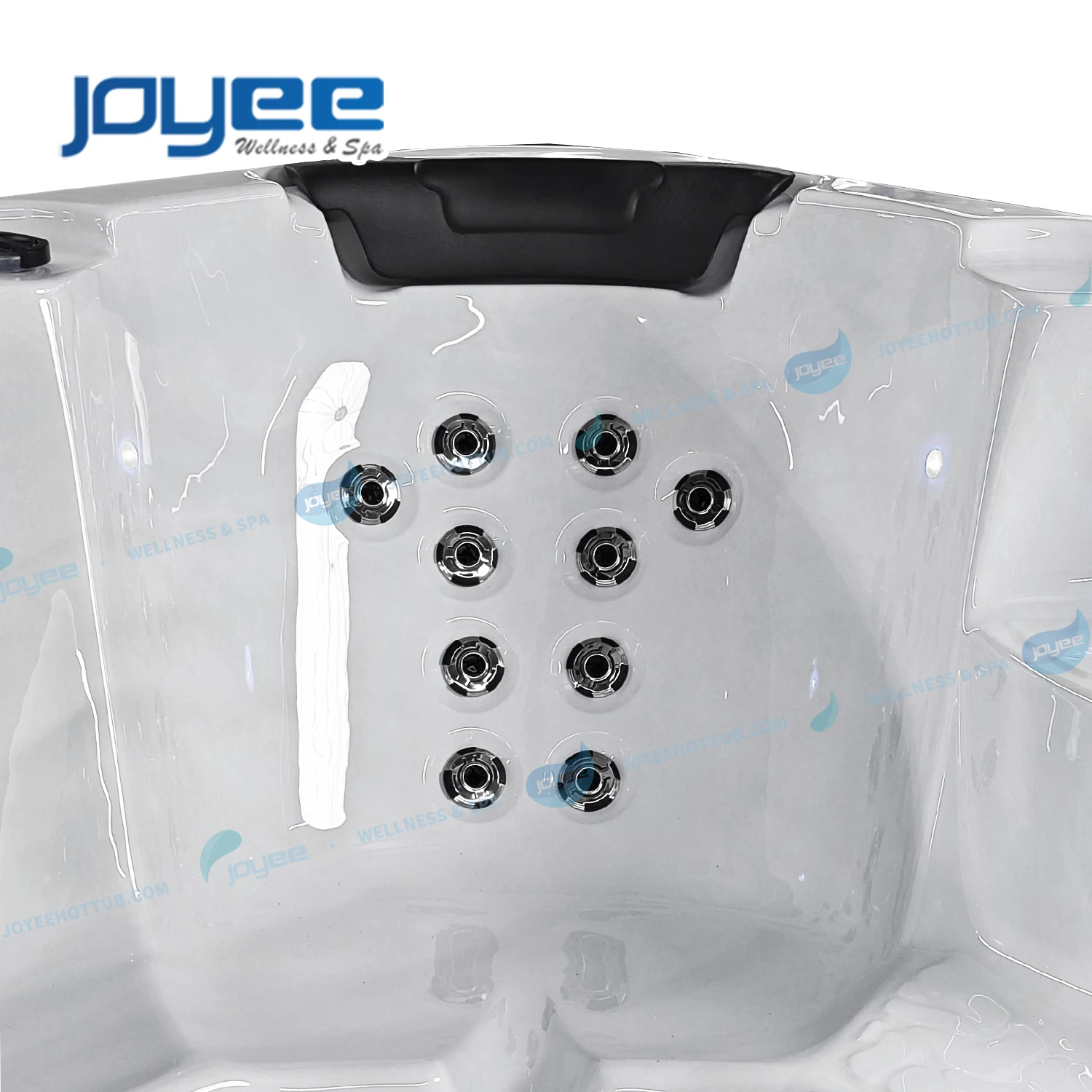 JOYEE 5 person garden outdoor balboa spa hot tub foot spa bath massage whirlpool outdoor spa bath jacuzzier with cover bluetooth