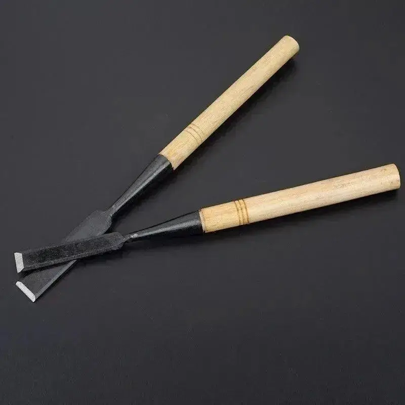 Home DIY Japanese Style Wood Carving Chisel Working Carbon Steel Carpentry Chisel Caving Knife