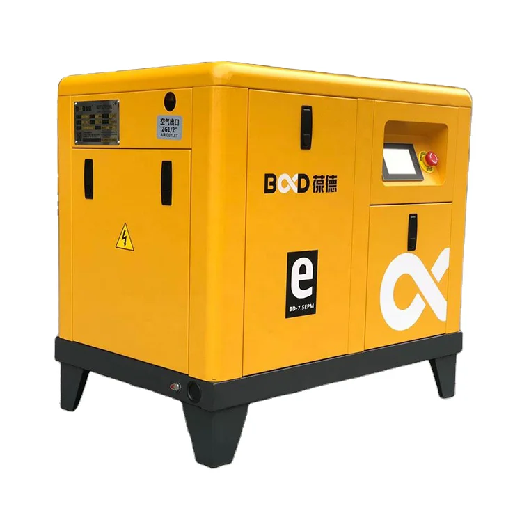 BD-7.5EMP Industrial Grade Fuel Injection Screw Air Compressor Outstanding Air Compressor