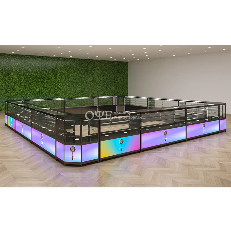 Индивидуальная витрина с полным видением украшение для дымовых магазинов оптовая продажа диспансер