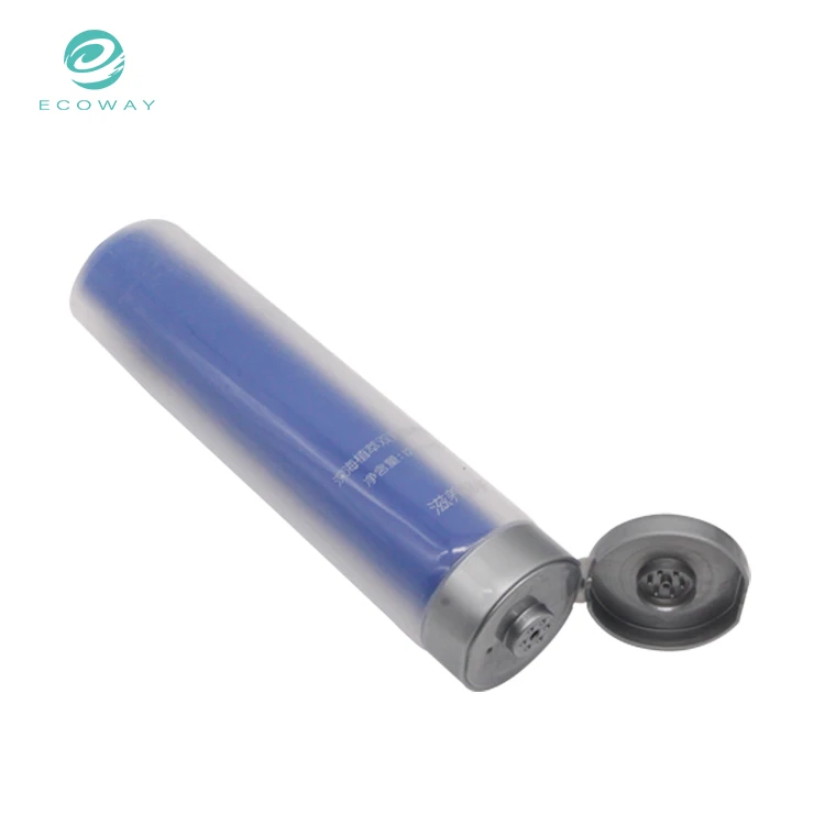 Customized Double Dual Chamber Tube Cosmetic Packaging For Hand Cream Lotion Facial Cleanser