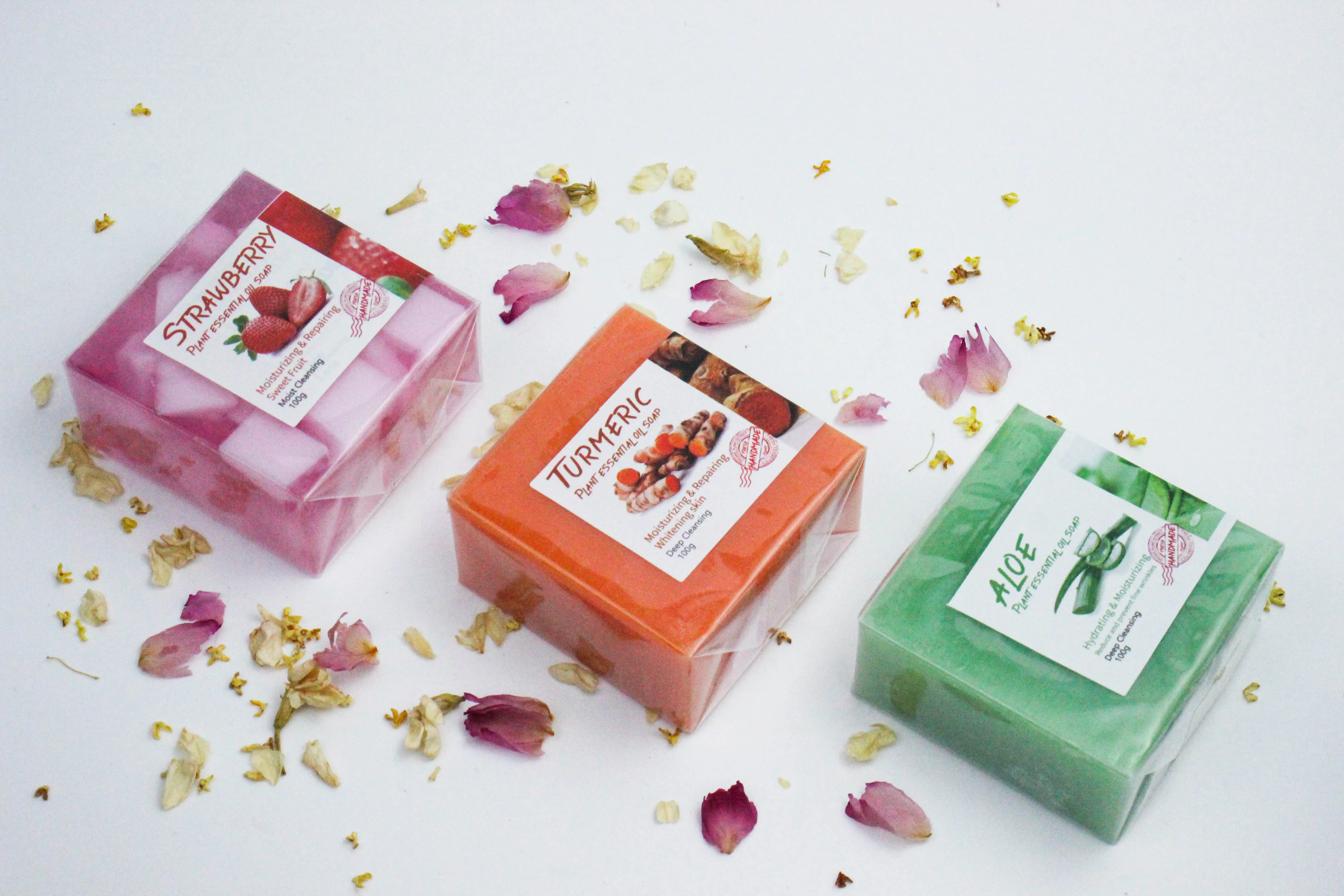 Private Label handmade Skin Repair firming face and body Aloe Veray Soap