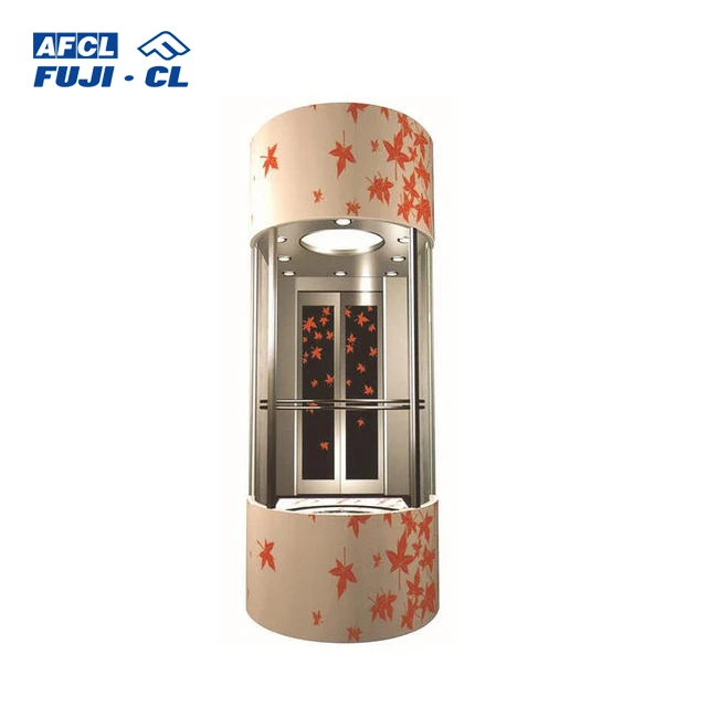 round commercial panoramic price in china circular elevator lifts glass made passenger lift