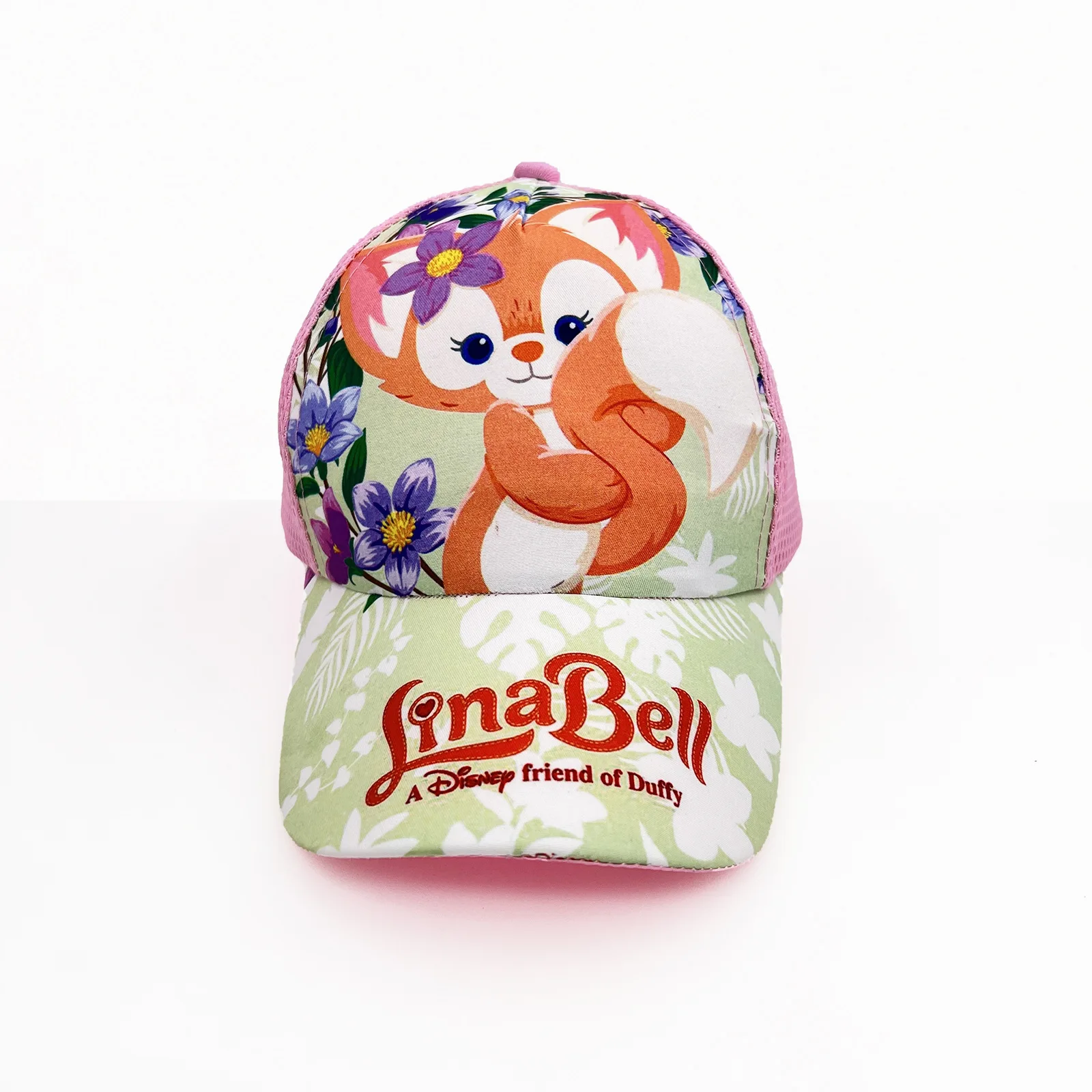 XUX 54cm Cartoon Lovely Squirrel Bunny Printed Kids Hats  Perfect for Spring and Summer Sun Protection Children Hat Wholesale