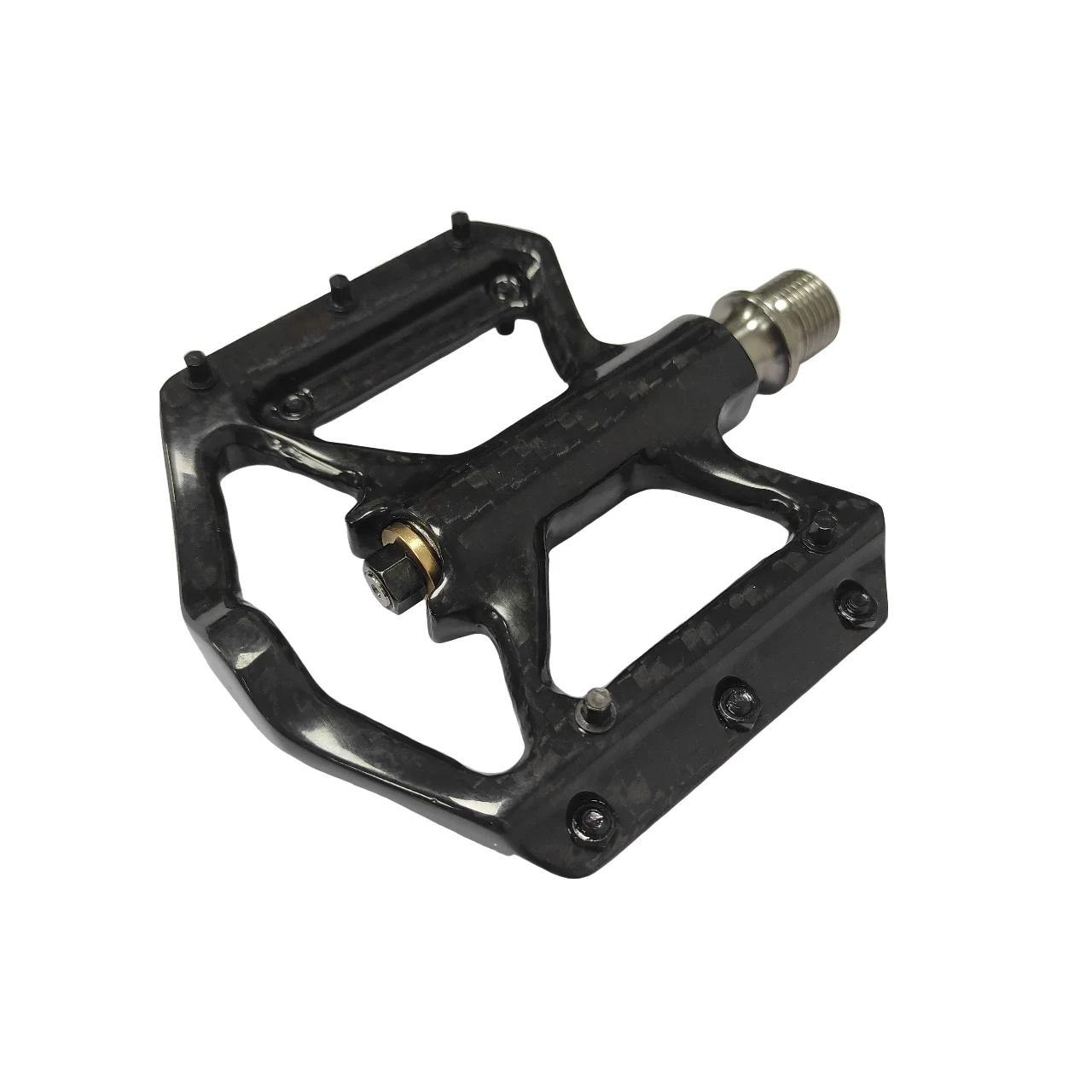 Ultralight Carbon Bicycle MTB Titanium Axle Pedals Bicycle Parts 3 Sealed Bearings Pedal for Bike Cycling
