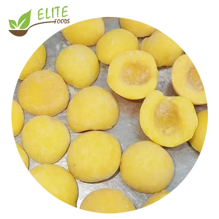 Delicious IQF frozen yellow peach half For Health And Taste