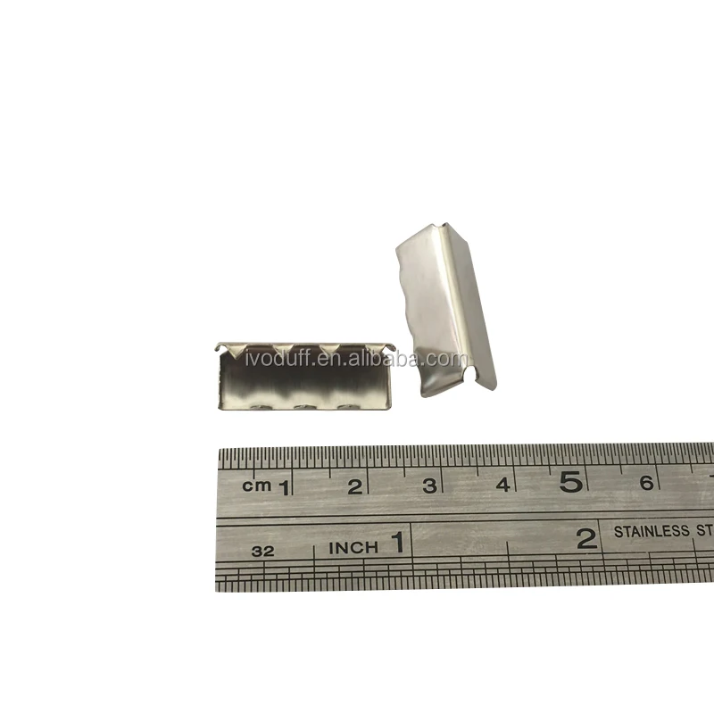 Ivoduff Rainbow Color Metal Rope End Clip, 1Inch Strap Ends With different Colors