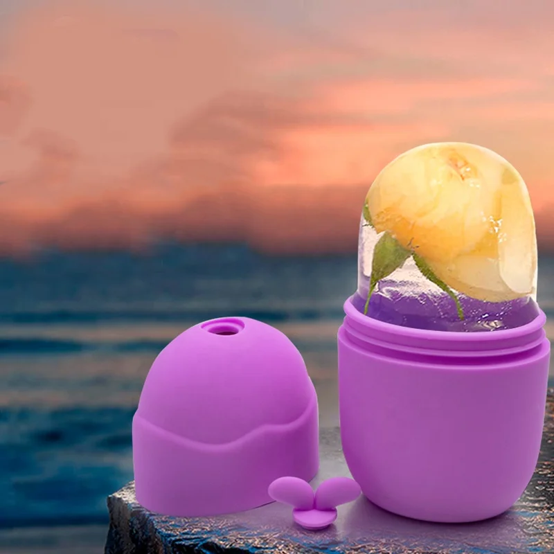 Ice Mold for Face Silicone Facial Ice Roller for Face Skin Care Beauty Stick Face Ice Mold