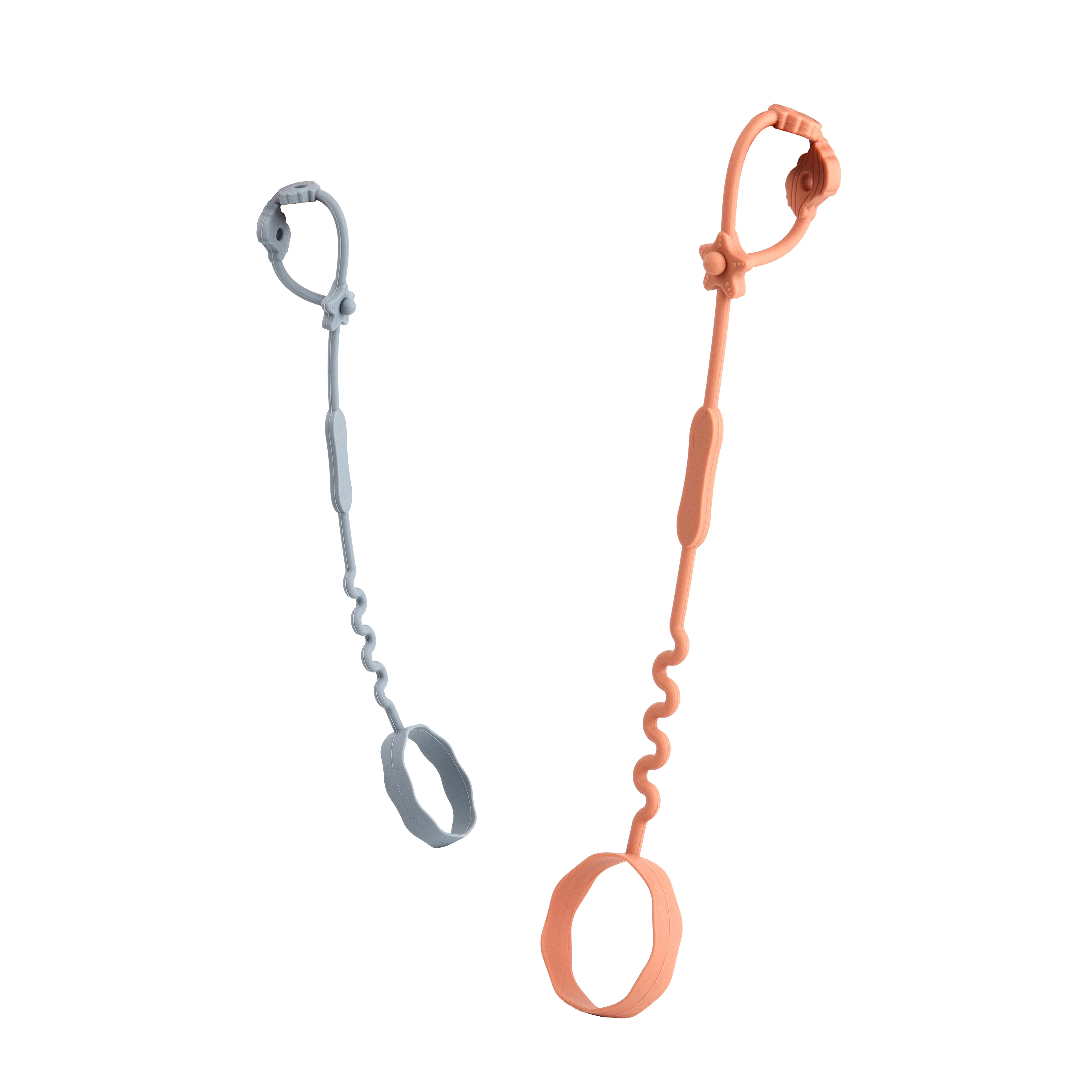 Multi-Function Pacifier Chain Baby Dummy Chains Silicone Nipple Teether Chain for Babies