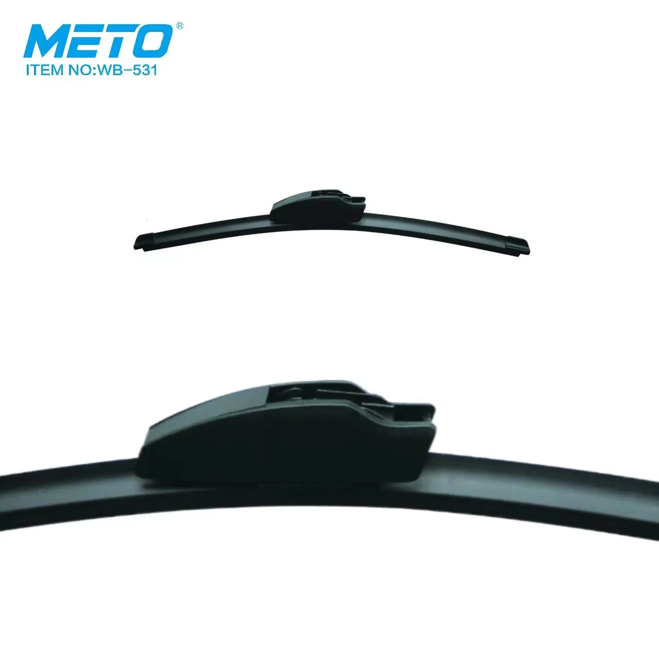 METO Wipers Adapter Universal Car Frameless Windscreen Hybrids Wiper Blade For Audi 80 S2 1993-1995 24+24 inches