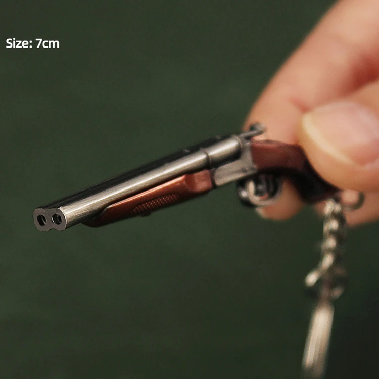Hot Wholesale custom metal gun key chain 5-9CM18cm M24 Metal Game Gun Model Key Chain  Bag key chain