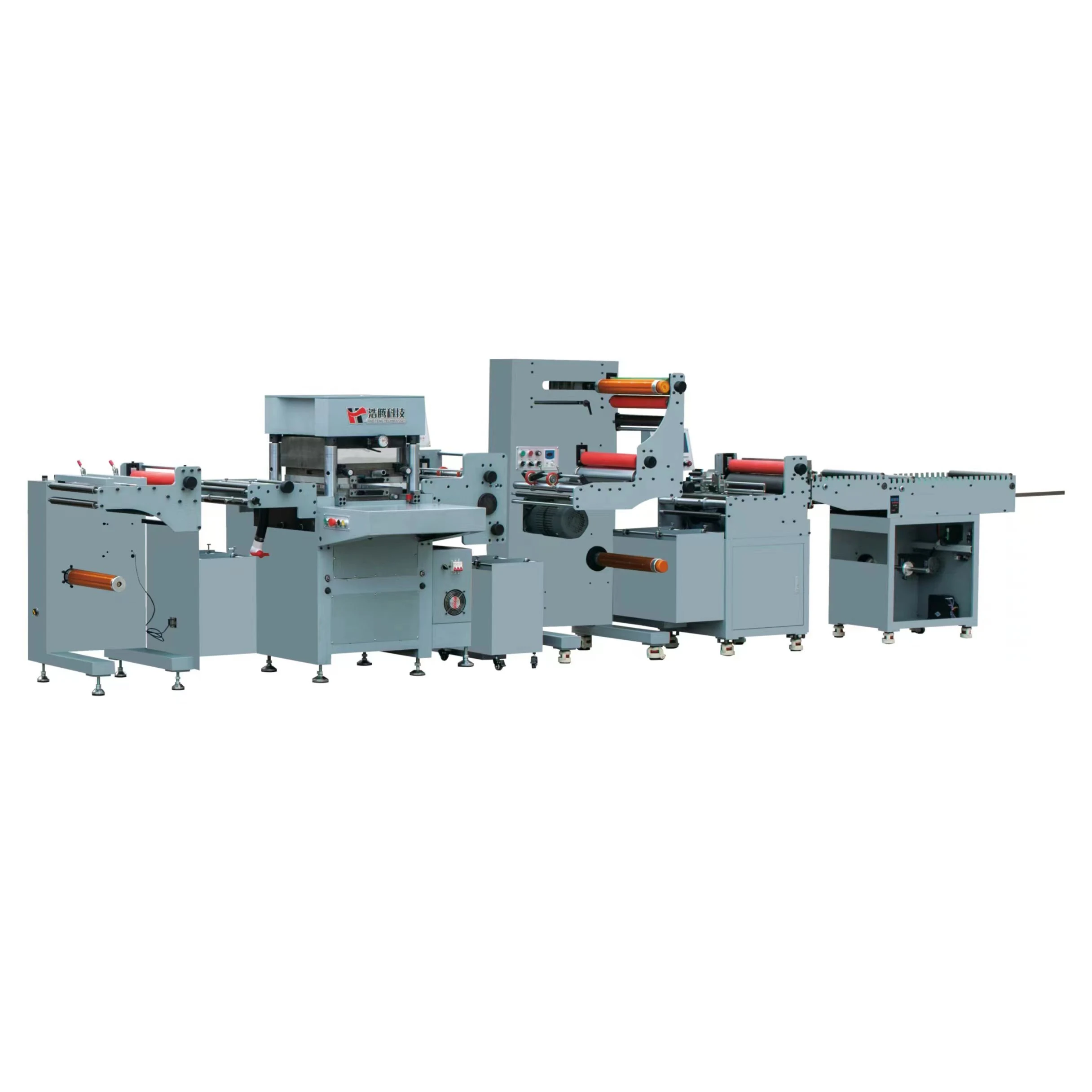 2 station flatbed label die cutting machine with hot foil stamping die cutting machine