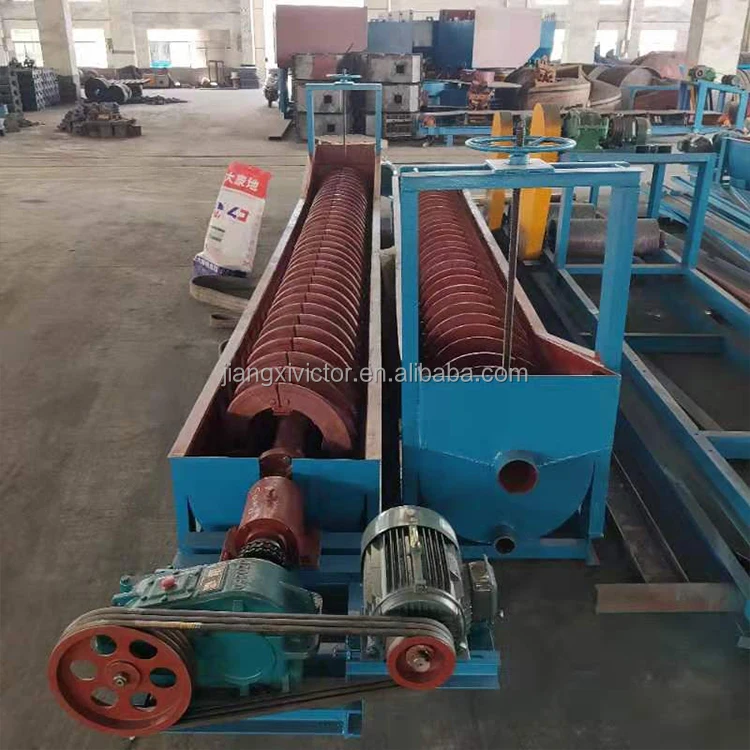 Китайский производитель Jiangxi WKD глинистый песок моющий завод влажный спиральный классификатор спирального песка для продажи