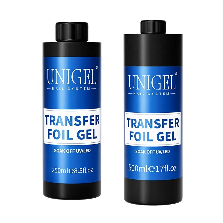 Unigel Wholesale Raw Material Refill Nail Art Easily Apply Private Label UV Transfer Nail Foil Gel Polish