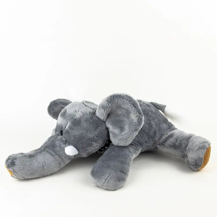 Gray big ears kids doll stuffed plush toys wholesale soft elephant baby toy