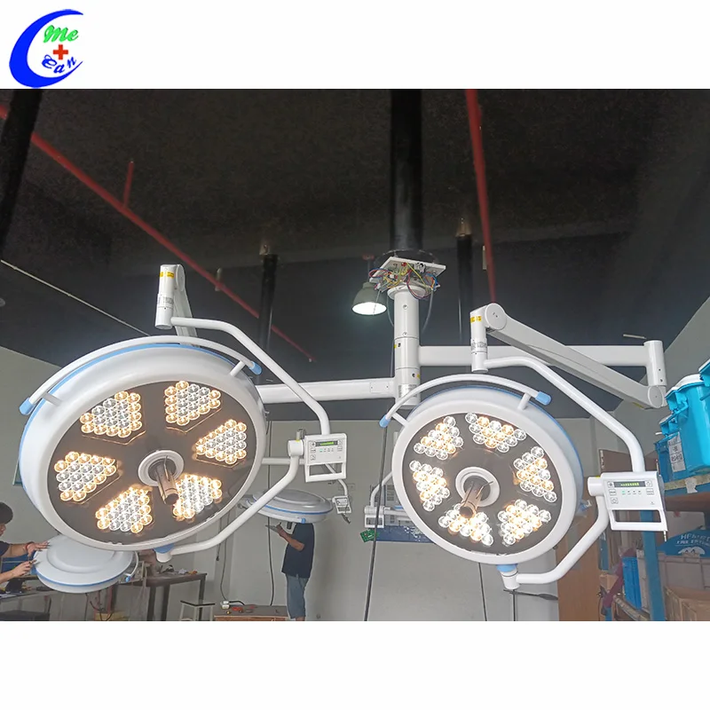 Medical Equipment Double dome Ceiling Mount ondal spring arm operating lamp