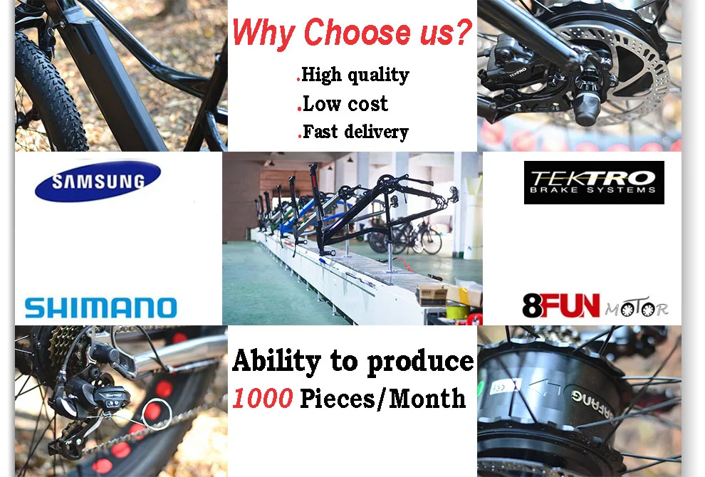 Aluminum throttle PAS intelligent controller ebike fat tire step-over electric mountain bike