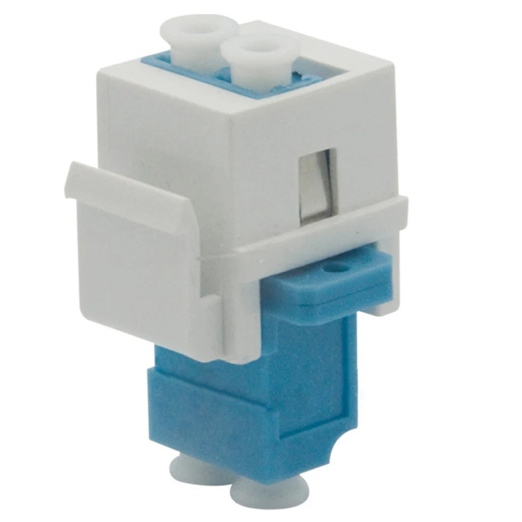 PRO-AV LC MM Fiber KeyConnect Telecom Level OM3 Fiber Optic keystone coupler LC UPC Duplex Multimode Adapter