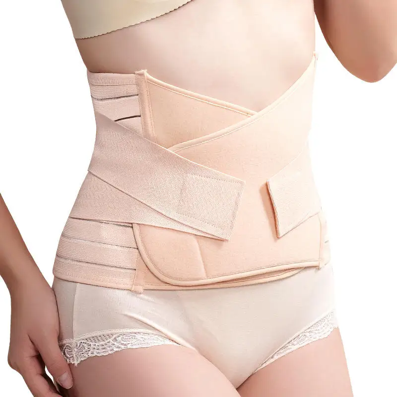 cheap 2024Hot Sale High Waist Postpartum Corset Body Shaper Girdle Pelvic Underwear