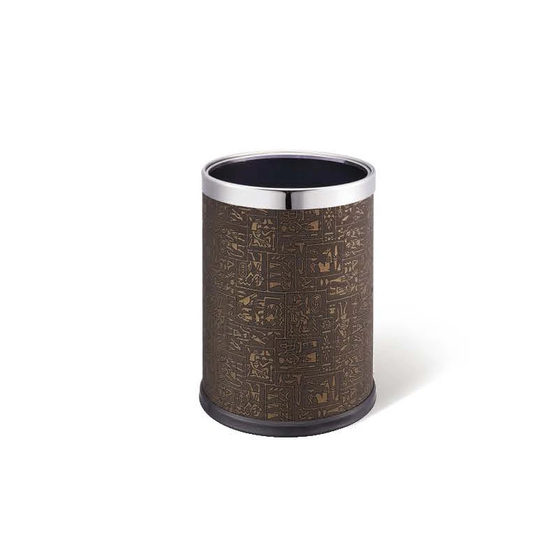 2021 custom design indoor bedroom home10 Liter round stainless steel waste bin Waste Basket dustbin  without lid