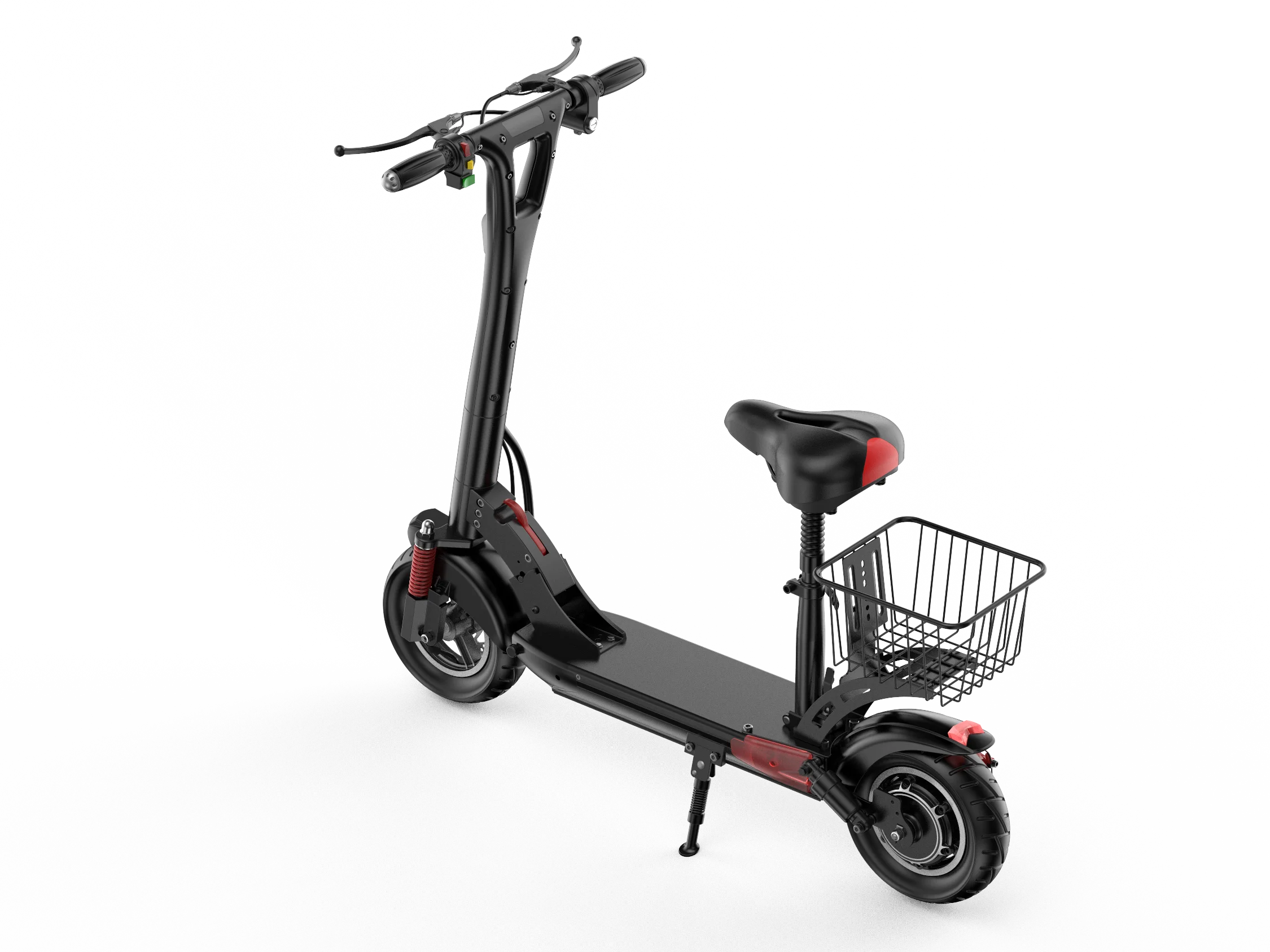Electric scooter 48V 500W lithium battery 48v12ah 10 inch Range 40km-50km speed 40km/h foldable adult