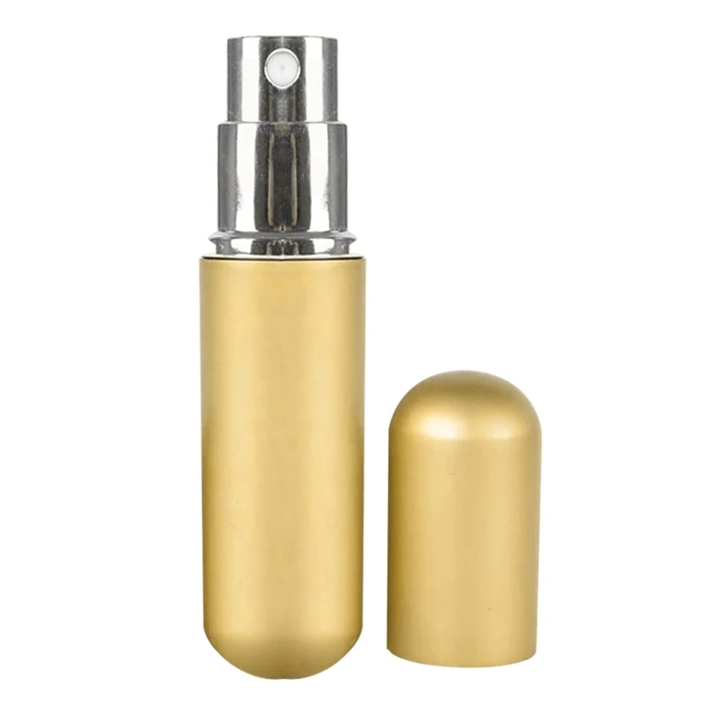 Portable Atomizer Aluminum Spray Perfume Bottle Travel Sized 5ml Refillable Atomizer Perfume Spray Bottle