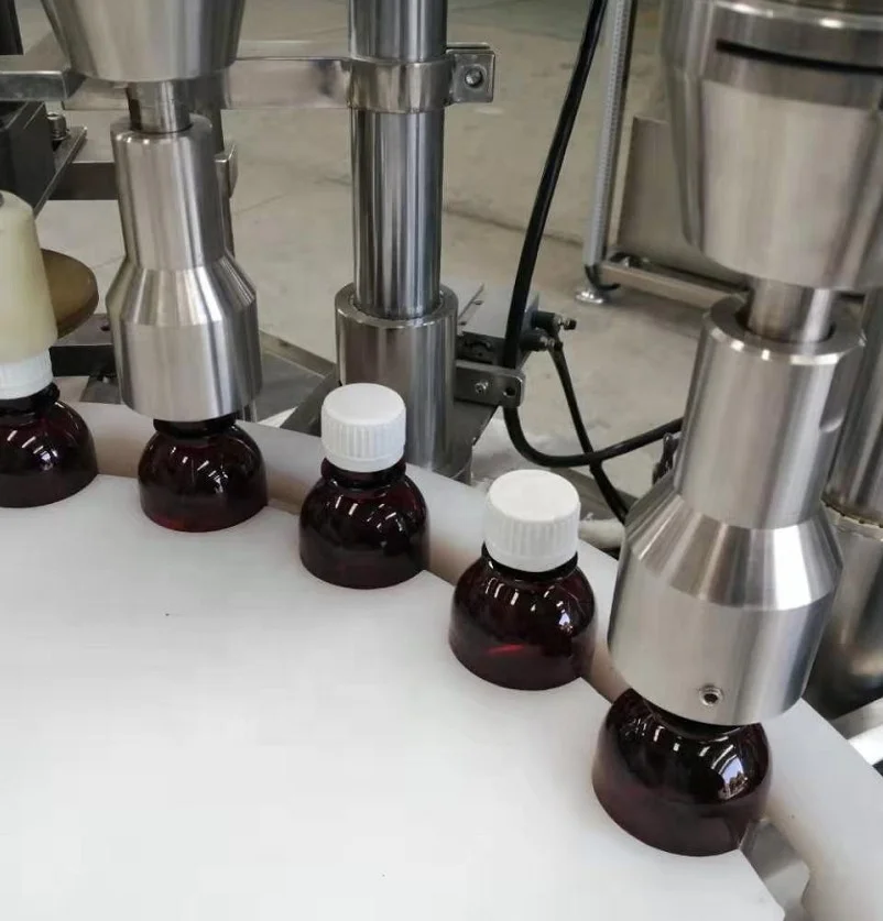 High Capacity Oral Syrup Liquid Filling Capping Machine  Pharmaceutical 200ml PET Bottle Filling Capping Machine Line