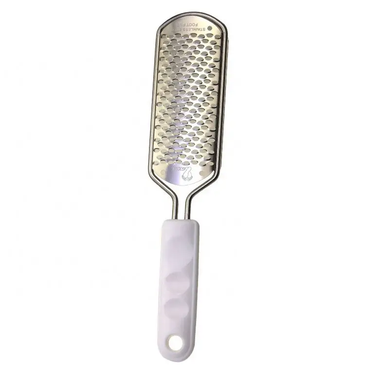 Hot Sale Cheap Plastic Handle Sanding Paper Foot File Professional Pedicure Foot Grater glass Foot File for peeling dead skin
