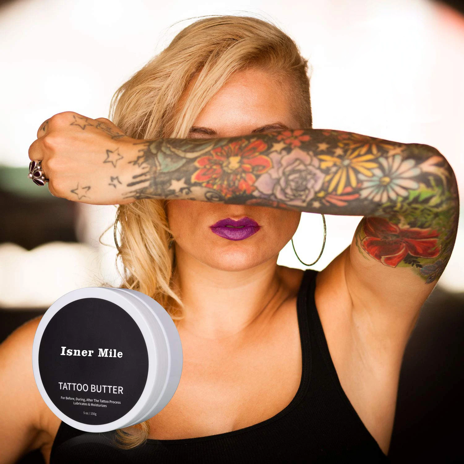 100% Natural Body Art Temporary Makeup Tattoo Process Tattoo Aftercare Butter Cream