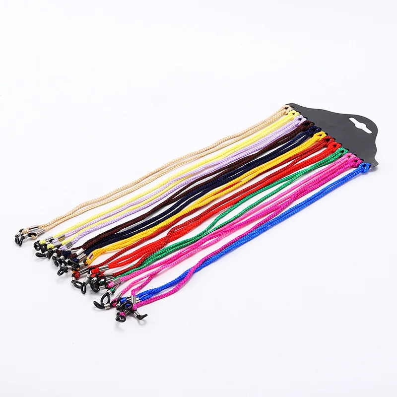 12-Piece Set Eyeglass Chain Nylon Non-Slip Glasses Cord for Sunglasses, Reading Glasses
