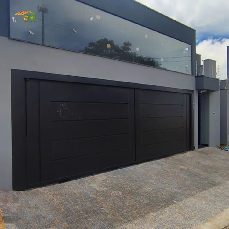 America Style Automatic 16x7 Aluminum Foam Panel Garage Door Insulated Residential Garage Door for Villa
