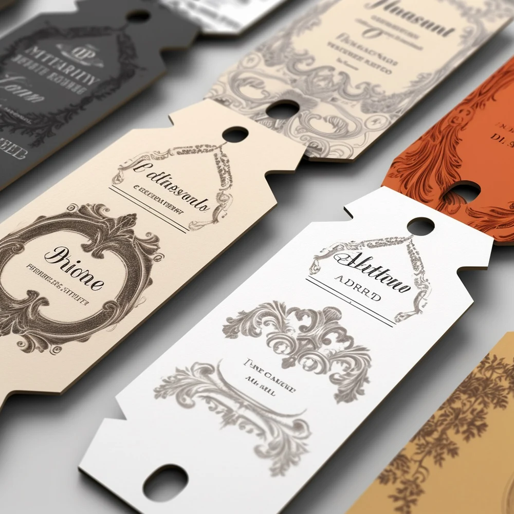 Brand Custom Clothing Hang Tag with String Custom Clothing with String Custom Jewelry Tag with Brand Logo