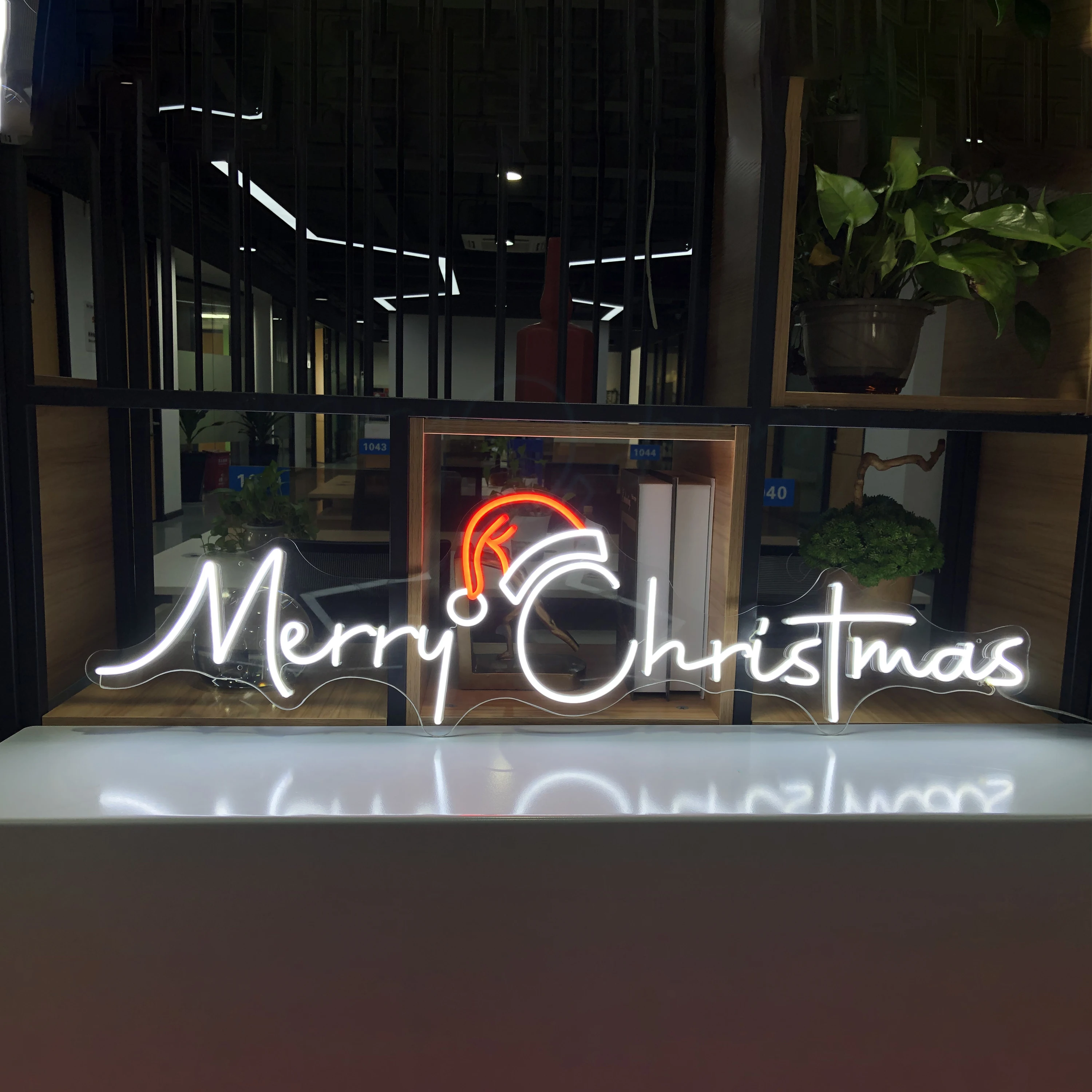 Koncept Drop Shipping 40inch  Merry Christmas acryl sign Neon Light Advertising Custom LED Neon Sign