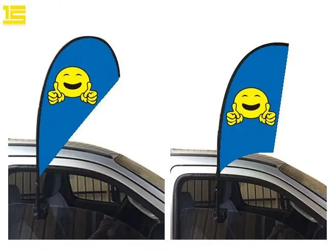 
shanghai suzhou kunshan custom World blank car flags wholesale 