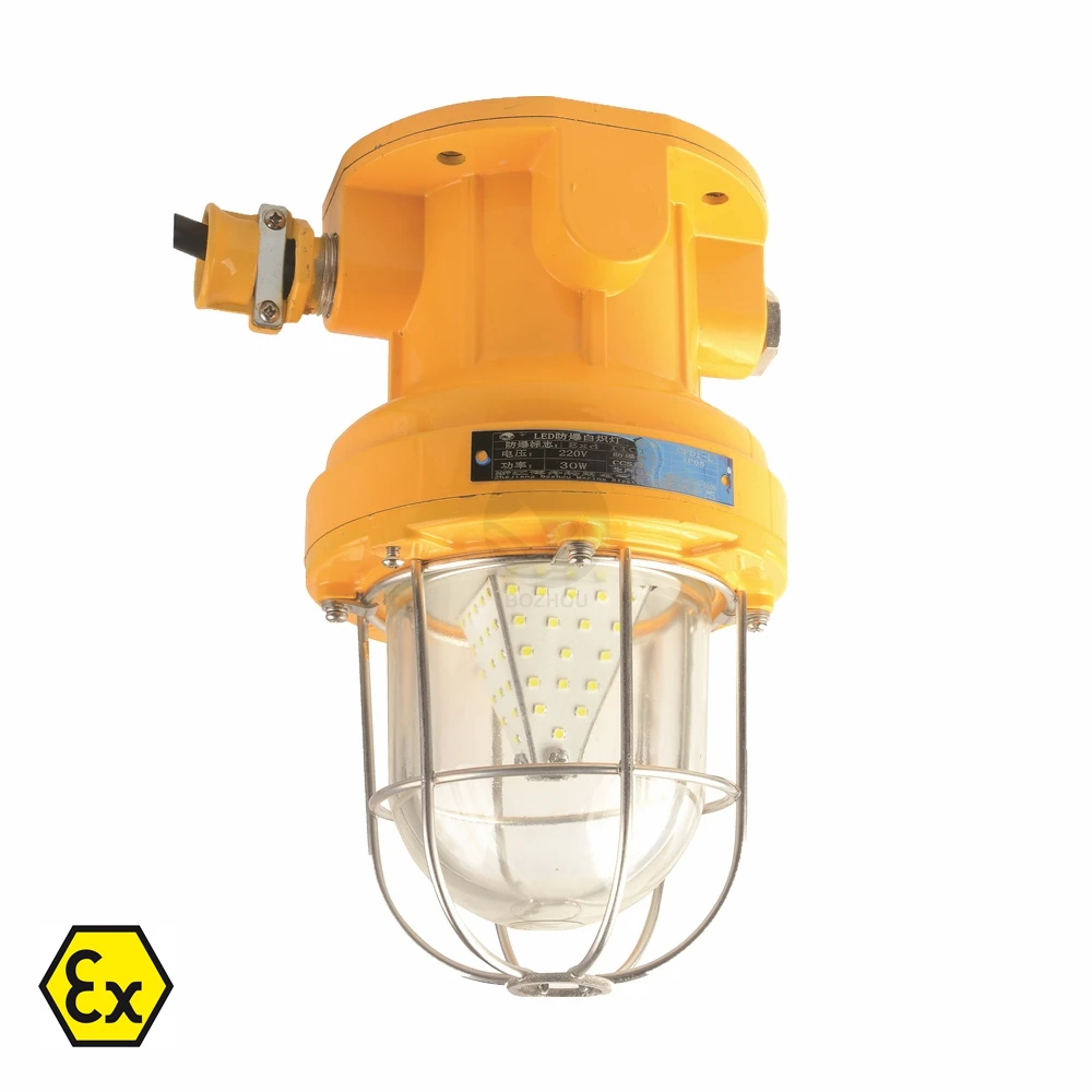 ATEX Сертифицированный алюминиевый светодиодный взрывозащищенный подвесной светильник CFD1-L
