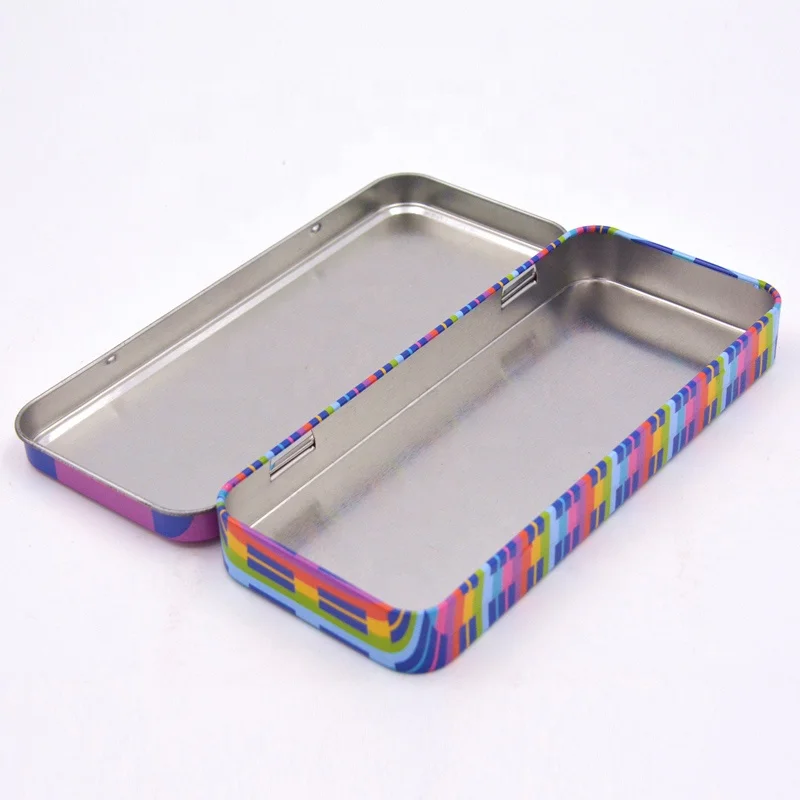 Standard wholesale tin pencil box for children