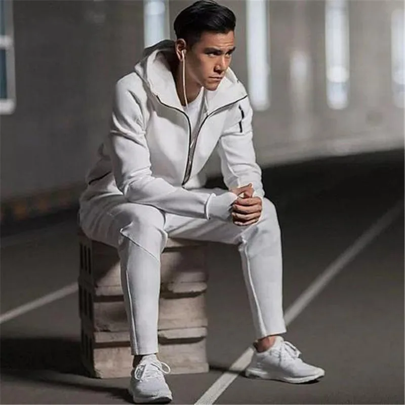 Jogger Sweat Wholesale Sports Men White Pants