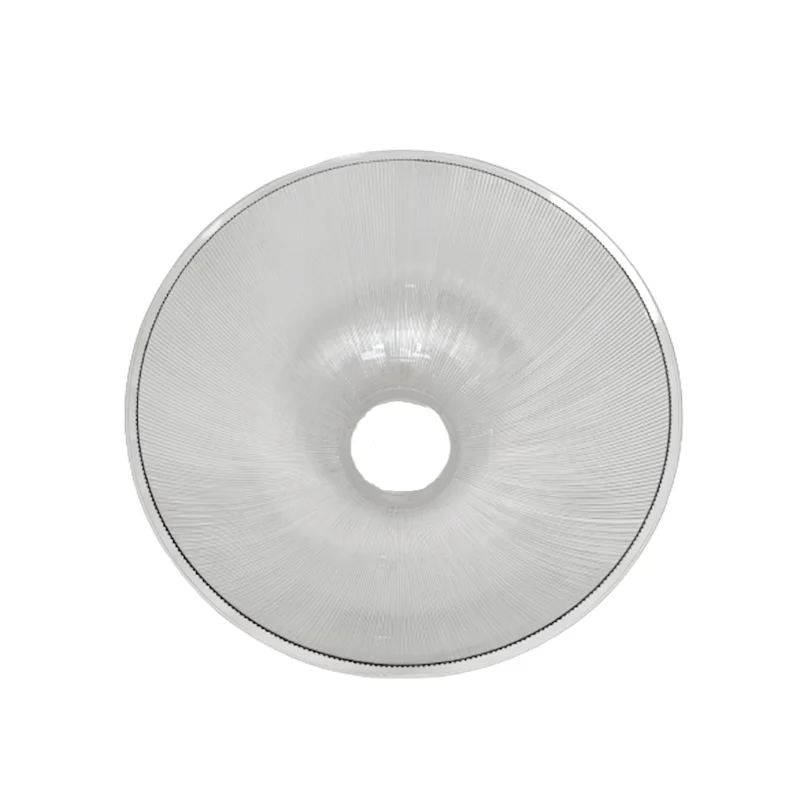 16inch three hole cheap price transparent pc plastic lampshade for 100w 150w 250w waterproof led high bay light reflector