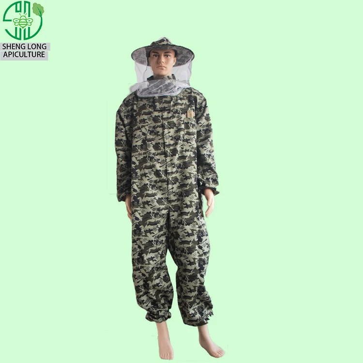 Apiculture beekeeping Large polyester cotton bee keeping clothing for beekeeper bee suit protection