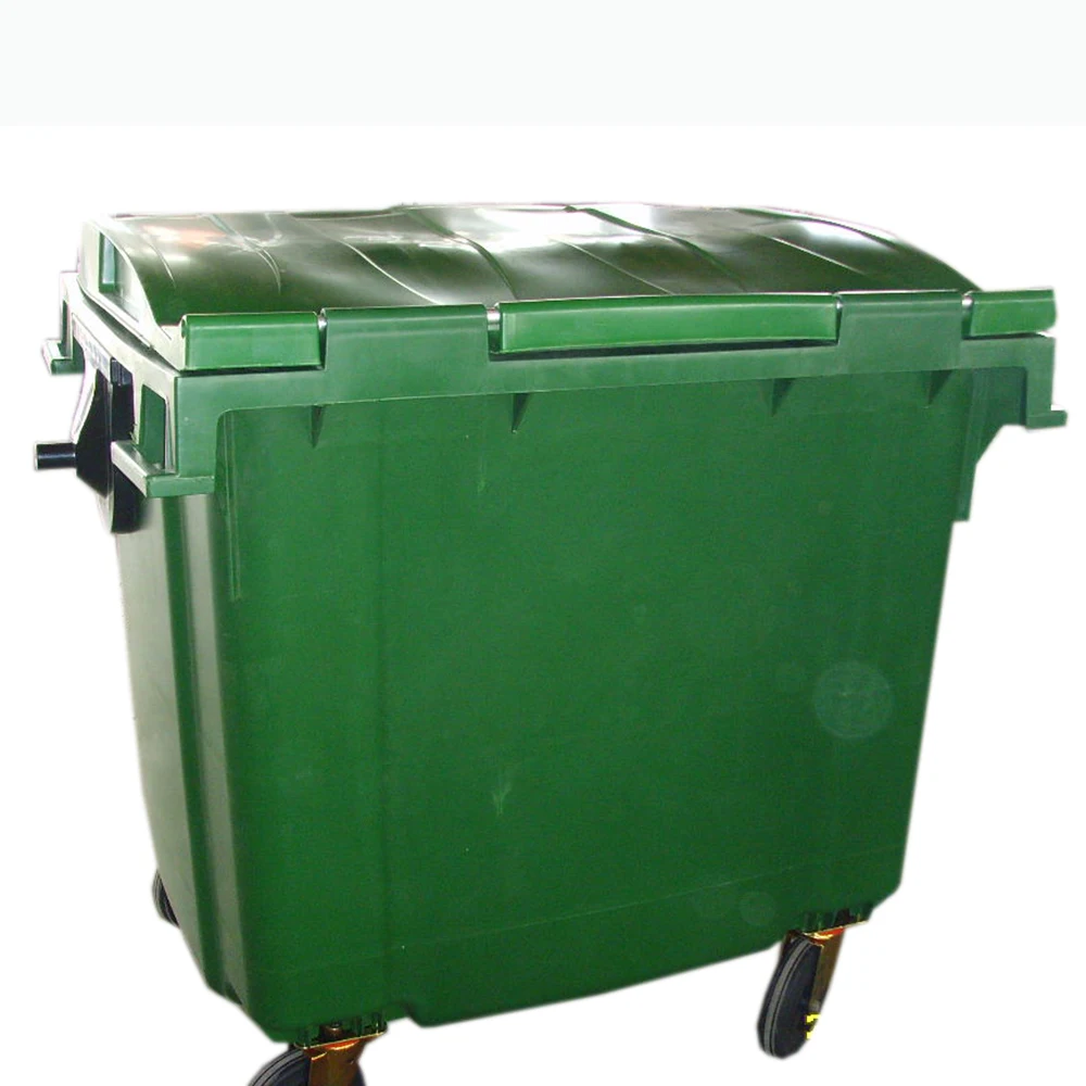 1100L с EN840 HDPE пластиковый дизайн Скип-корзина