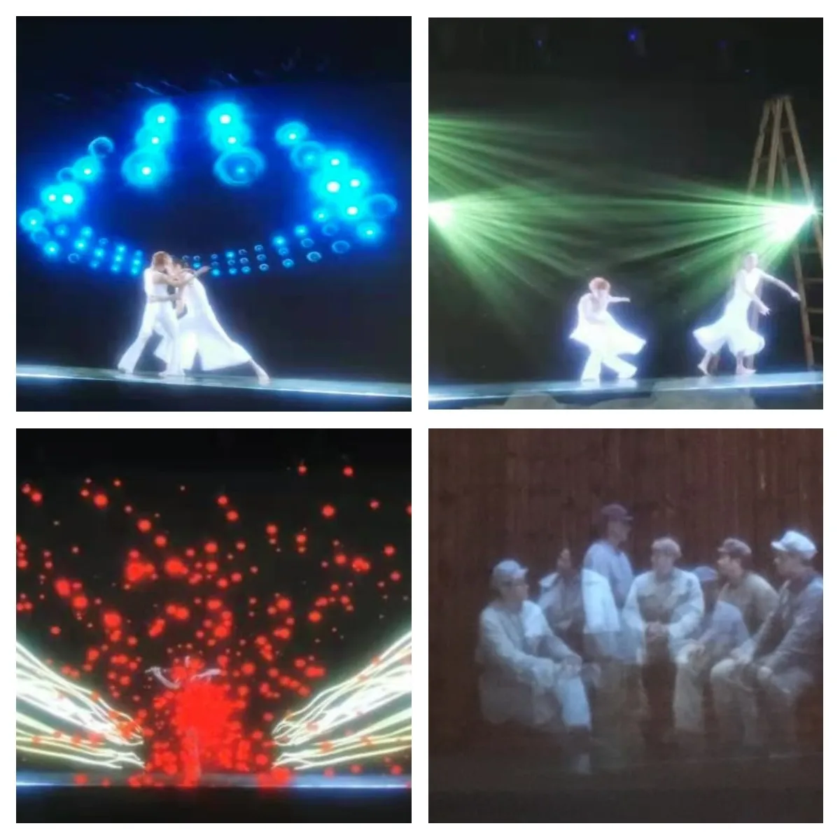 3D Hologram Stage Projection System/ peppers ghost projection hologram foil